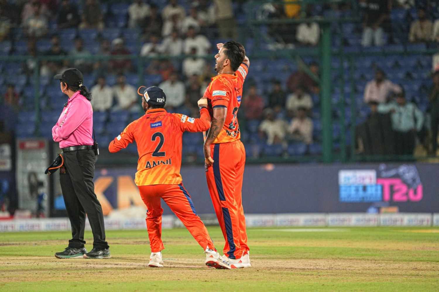 West Delhi Lions Delhi Premier League T20 2025 Match at Arun Jaitley Stadium