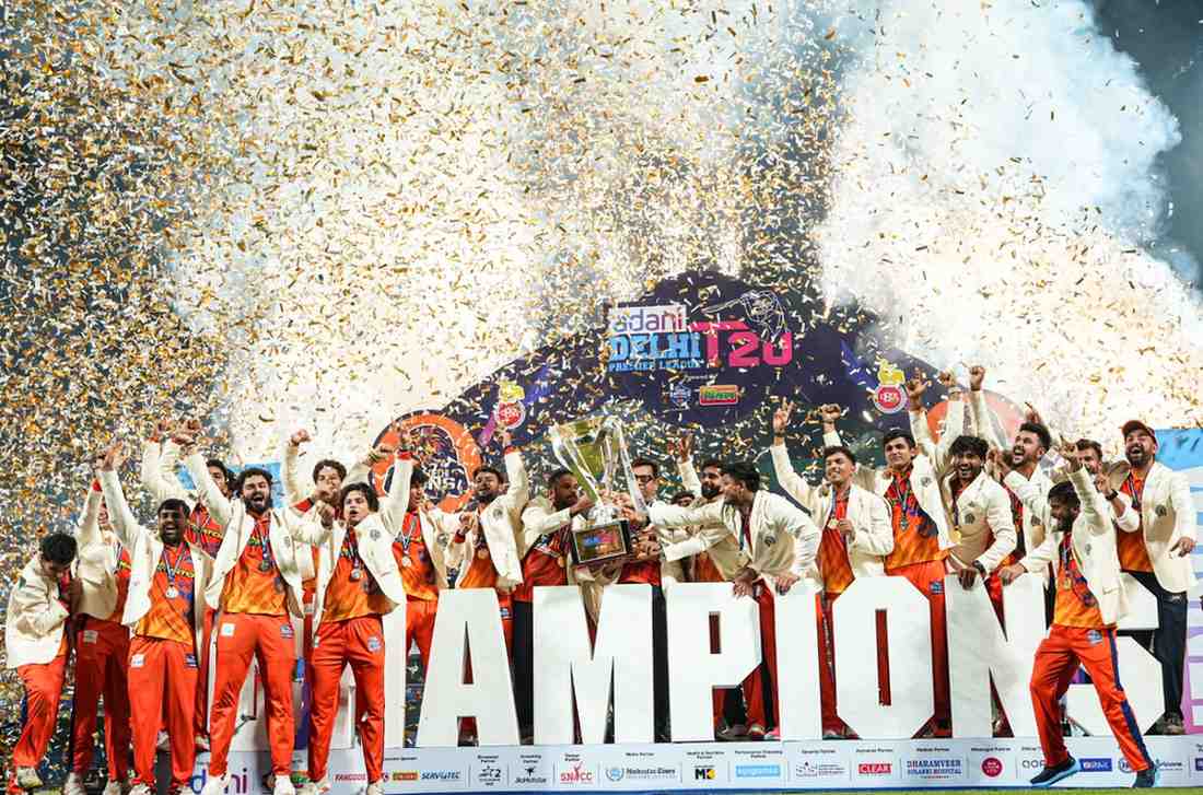 West Delhi Lions Delhi Premier League T20 2025 Match at Arun Jaitley Stadium